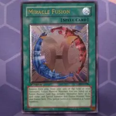遊戯王　ミラクルフュージョン　旧アジア版　レリーフ　PSA8 遊戯王ミラクルフュージョン旧アジア版レリーフPSA8