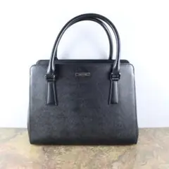 BURBERRY バーバリーロゴレザーハンドバッグ