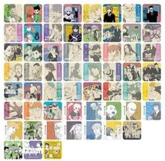 HUNTER×HUNTER アートコースター 第2弾 全種 開封済み