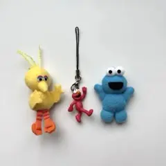 セサミストリート　マスコット　キーホルダー　3点セット