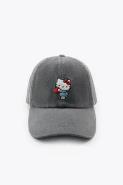 ZARA HELLO KITTY 2025 SANRIO デニムキャップ