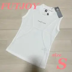 フットジョイ ファブリックミックス ノースリーブモックネック シャツ