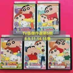 クレヨンしんちゃん　TV版傑作選第5期　8.9.11.14.15巻　5本セット