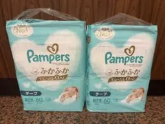 Pampers 新生児用 テープ式おむつ 60枚×2 120枚