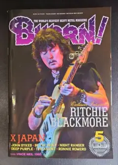 ＢＵＲＲＮ！　2017年　5月号　リッチー・ブラックモア　Ｘ ＪＡＰＡＮ