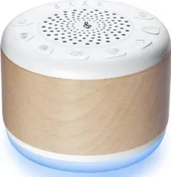 【新品未使用】赤ちゃん快眠グッズ 木製ホワイトノイズマシン 授乳ライトタイマー付