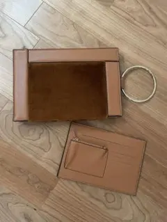 美品 ラグナムーン ファー バッグ クラッチ