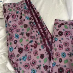 【タグ付き】アディダス ×ロデオクラウンズ ジャージ パンツ 花柄 永野芽郁