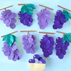 壁面　ぶどう