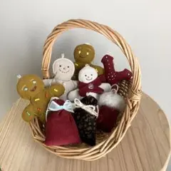 ハンドメイド*クリスマスオーナメント*8点セット