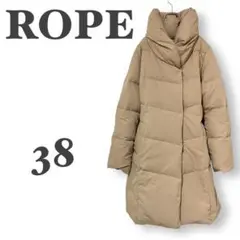 ROPE ロペ♡ダウンコート フェザー ベルト付き ショールカラー ダウン90%