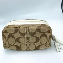 【正規品】coach コーチ ポーチ 小物入れ 手提げ ロゴキーホルダー