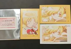まどマギ　インスタントカメラ風　イラストカード　マミ　3点