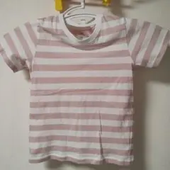 無印良品　ストライプ半袖Tシャツ　120サイズ