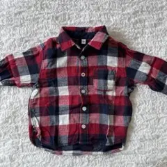 チェック柄シャツ サイズ80