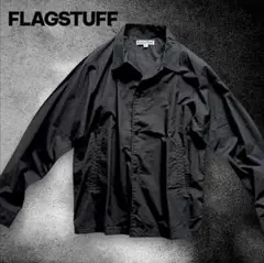 フラグスタフ　FLAGSTUFF コンフォートシャツ　スナップボタン　ブラック