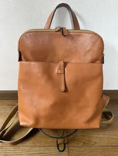 レザー リュックナチュラルブラウン