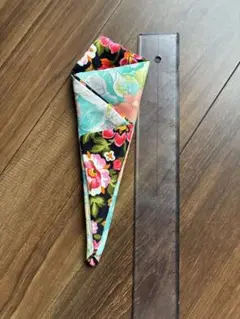 花柄布製ハサミケ-ス