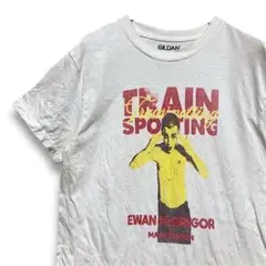 BiSA ムービー Tシャツ 古着 白 トレインスポッティング 映画 洋画 名作