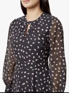 英国発❣️Hobbs London シースル　ロングワンピース