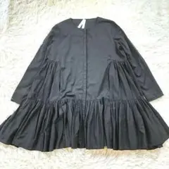 マーレット Merlette ティアード ワンピース　ギャザー ボタン
