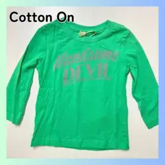 新品　コットンオン　子供服　ベビー　キッズ　ロンT　長袖 80cm グリーン　緑