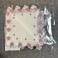 【新品未開封】近沢レース スヌーピー ハートハンカチ ホワイト