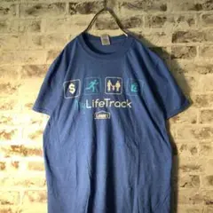 【ヴィンテージ】アイコンデザイン プリントTシャツ レトロ 古着used BS9