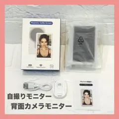 自撮りモニター 自撮りカメラ　iphone Android スマホ用 背面カメラ