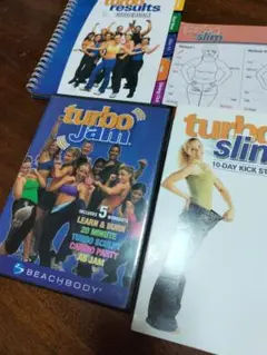 Turbo Jam DVD2枚 &ガイドブックEnglish ver. 英語版