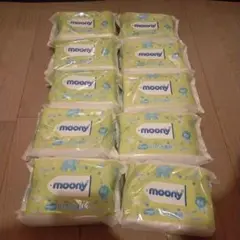 moony 厚手　ムーニー　おしりふき 76枚×10個セット