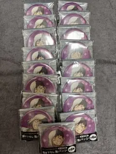 Dr.STONE あさぎりゲン 缶バッジ ローソンストア 100 コラボ　17個