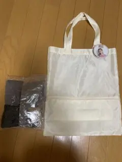 【新品】MUMUさん　アイボリー トートバッグ　レギンス　足袋　靴下セット