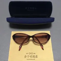 【美品】金子眼鏡店 サングラス Lazy Red