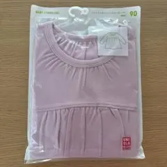 ユニクロ　ソフトタッチコットンクルーネックT② 90
