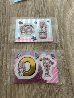 マイメロディ キャラクターシール 2枚セット