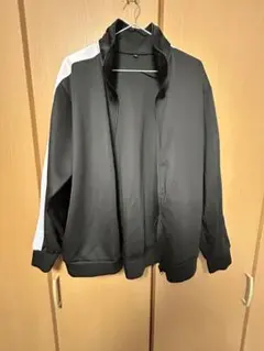 Lサイズ 黒 ジッパー付きジャケット