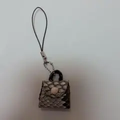錦ミニバック巻手ストラップ　白黒　※サマーセール