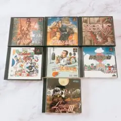 ☘️【無料匿名配送】プレステ PS1 箱説付き　ゲームソフトまとめ　7本セット