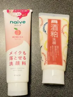 pdcワフードメイド酒粕洗顔　ナイーブメイク落とし洗顔フォーム