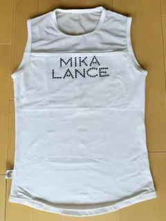ミカランセ　MIKA LANCE タンクトップ ホワイト