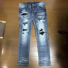 美品Superior ダメージジーンズ