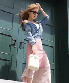 eimyistoire ◼️デニムオフショルダージャケット