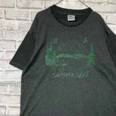 USA製90sヴィンテージTシャツ！シングルステッチ　グレー半袖古着　L728