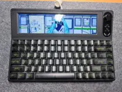 AJAZZ AKP846 ブラック ディスプレイ付キーボード