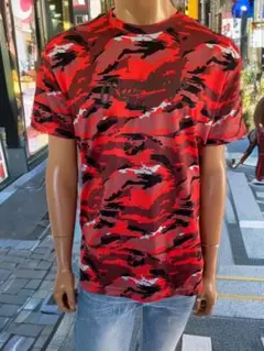 Rawlings ローリングス Tシャツ メンズO(＝LL,XL) レッドカモ柄