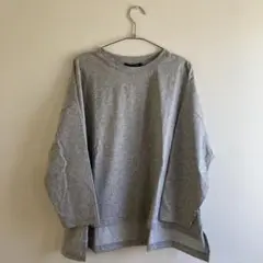 mizuiro ind グレー 長袖Tシャツ