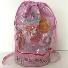 リルリルフェアリル プールバッグ リュック 水泳バッグ ピンク