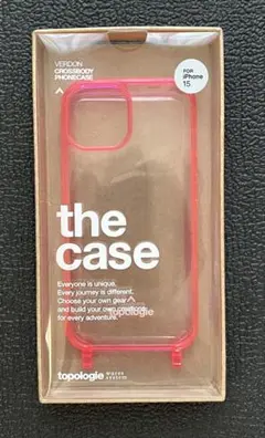 topologie Verdon クリアクロスボディケース iPhone15用
