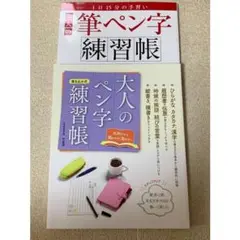 大人のペン字練習帳セット